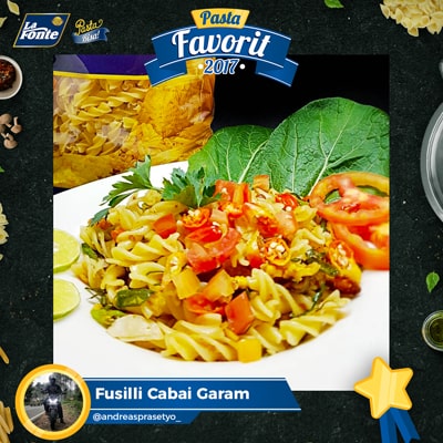 Fusilli Cabai Garam