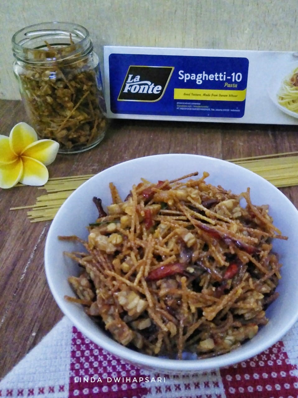 Kering Spaghetti Tempe Ceria