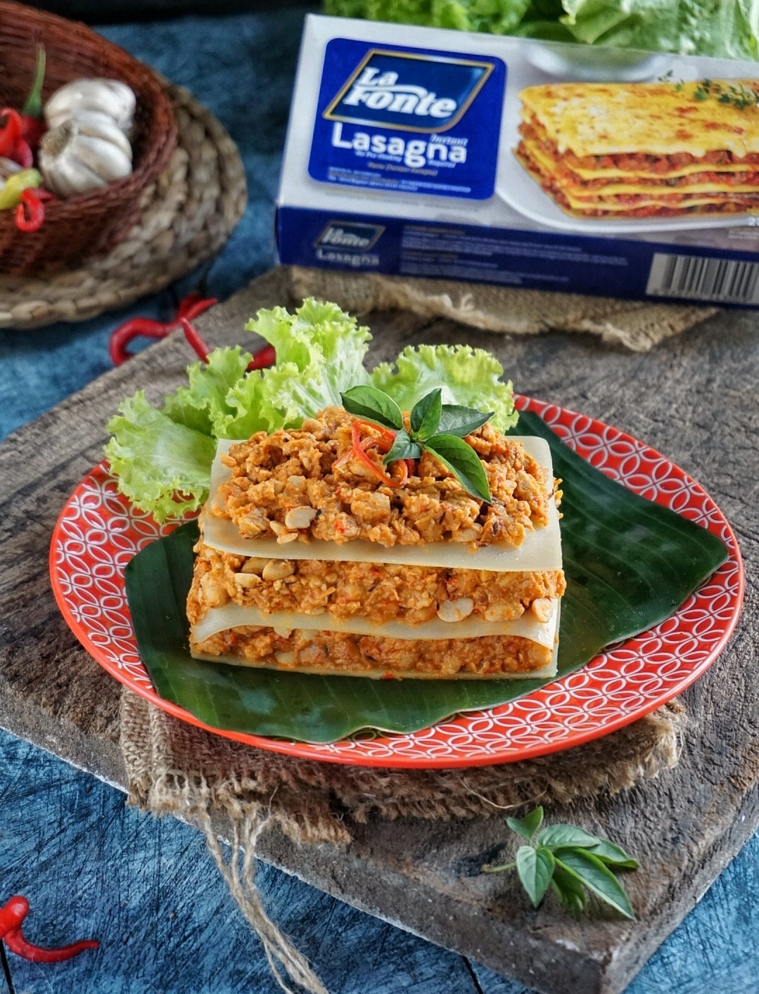 Lasagna Sambal Tumpang Tempe