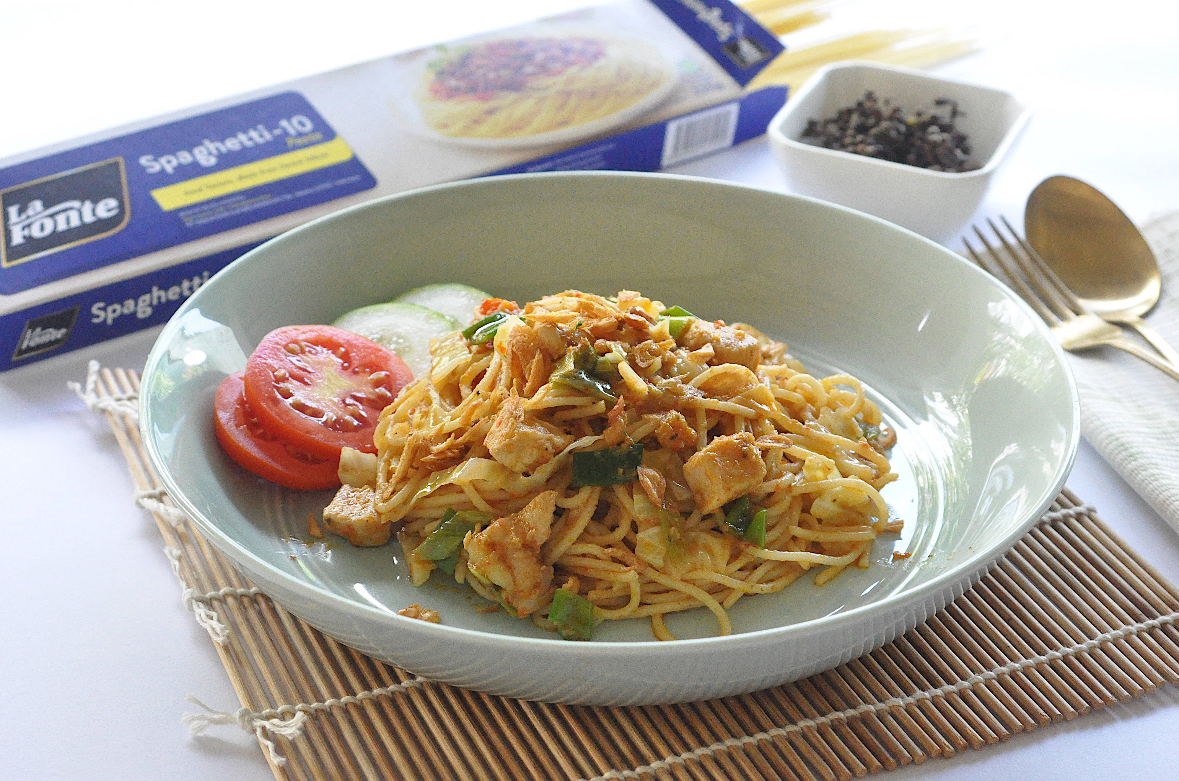 Spaghetti Gomak Goreng