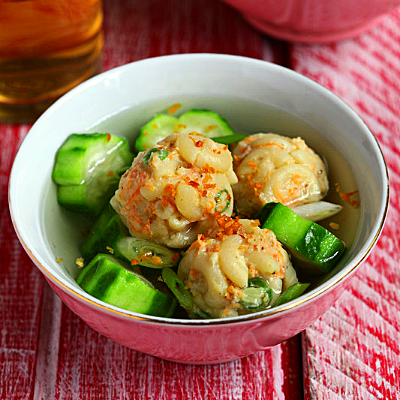 Bakso Macaroni Ayam Kuah